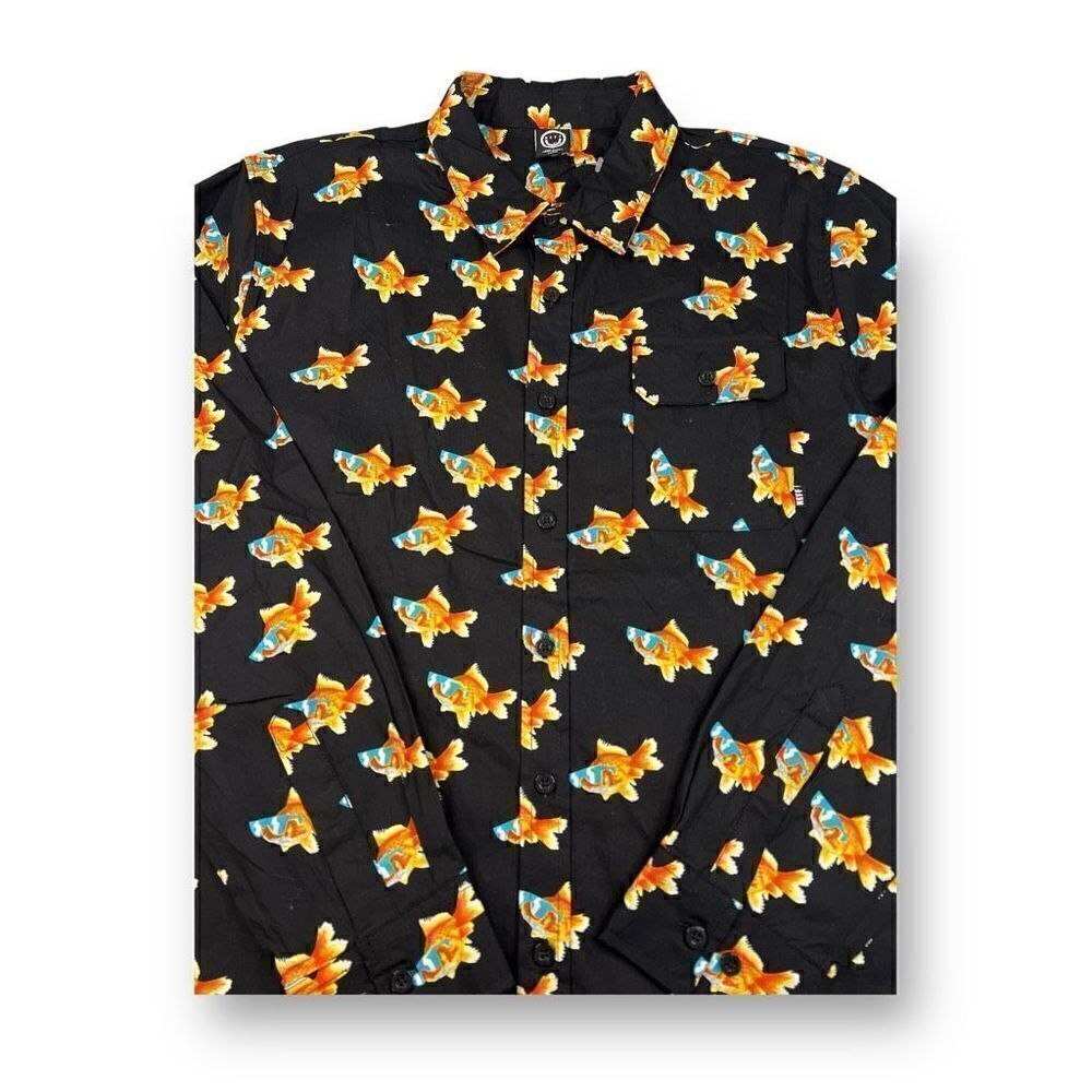 Neff Fish Front Button Top Size Large - Picture 3 of 6